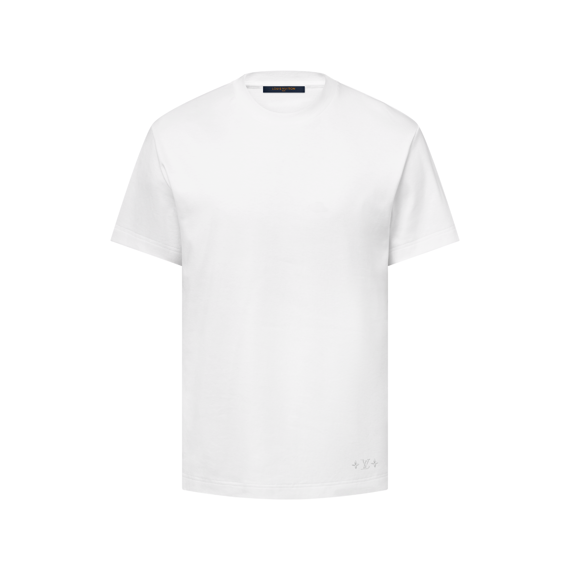 Louis Vuitton ホワイト Tシャツ S Louis Vuitton LV Ice Milk White Crewneck T Shirt | 1AFAN9